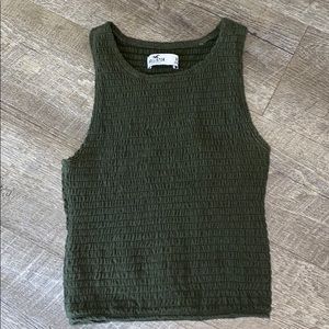 Green Hollister Tank